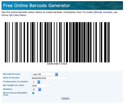 barcode generator online